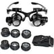 thumbnail image 1 of RV Aumento 10x 15x 20x 25x, lupa de luz LED ajustable para Je Sailing Electrónica, 1 of 5