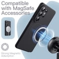 thumbnail image 3 of JETech Magnetic Silicone Case for Samsung Galaxy S26 Ultra, Compatible with MagSafe, Silky Touch (Black), 3 of 7