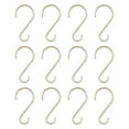 thumbnail image 5 of Utopia Alley Shower Hooks - Shower Curtain Rings for Bathroom - Rust Proof Shower Curtain Hooks for Shower Curtain or Liner - Set of 12, Brushed Nickel, 5 of 10