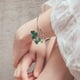 thumbnail image 4 of BRIGHTFUFU Pulsera de trébol Pulsera del día de San Patricio Pulsera irlandesa Pulsera ajustable Pulsera decorativa, 4 of 8