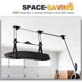 thumbnail image 2 of Ceiling Hoist for Cargo Box, Heavy Duty Garage Storage Lift Pulley System Holds Up to 150 lbs Capacity, Fits 10-14 Foot Tall Garage Ceilings, 2 of 6