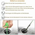 thumbnail image 3 of Drain Opener, Sink Unclogging Tool, 50 Pack Plastic Hair Snakes for Sewer, Kitchen, Bathroom Sink Green, Orange, 3 of 5