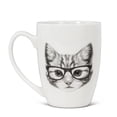 thumbnail image 2 of Abbott Collection AB-27-SKETCH-CAT 4,25 Po Stylo et Encre Mug pour Chat&44; Ivoire et Noir, 2 of 3