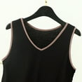 thumbnail image 4 of Enjoytime Womens Plus Size Tops Solid Color Round Neck Sleeveless Tank Top 2026 Summer Spring Comfy Casual Blouses Black XXXXXL, 4 of 5