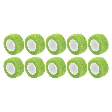 Tattoo Grip Cover, 10pcs Cohesive High Resistance Tattoo Grip Tape Eco Friendly Compact for Home for Tattoo Salon(Green)