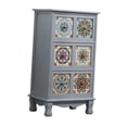 thumbnail image 1 of twisto Commode pour Chambre Design Rétro Table de Chevet Mince Table d'Extrémité de Dortoir Canapé de Chambre Mobilier de Bureau Entrée Meuble Télé Mince Style Coffre B, 1 of 8