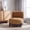 Pumpkin Yellow, variant on Christopher Knight Home Modern Upholstered Armless Accent Chair with Wood Legs, Wide Seat, Pumpkin Yellow
