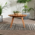thumbnail image 4 of Walker Edison 30" Solid Acacia Wood Round Coffee Table in Brown, 4 of 10