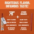 thumbnail image 4 of Righteous Felon Grass-Fed Meat Sticks - Low Sugar, High Protein Beef - Fiery Habanero, 10 pack, 4 of 8