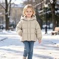 thumbnail image 4 of Xdegoge Toddler Kids Winter Puffer Jacket Hooded Thick Warm Coat Windproof Outerwear with Pockets for Boys Girls Fall Padded Parka Down Snow Wear, 4 of 6