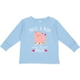 thumbnail image 3 of Inktastic Just a Kid Who Loves Pigs Boys or Girls Long Sleeve Toddler T-Shirt, 3 of 5