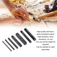 thumbnail image 2 of Setup Blocks Height Gauge Set, Router Bit Set ,7PCS Setup Blocks Gauge Aluminum Alloy Black Anodized Suface Woodworking Tool for Measurement[Black], 2 of 9