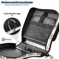 thumbnail image 4 of FORMRS Zipper Binder with Shoulder Strap 2-inch Ring 500 Sheet Capacity File Bag, Red Christmas House, 4 of 5