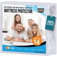 thumbnail image 1 of Protector de colchón Utopia Bedding impermeable, tamaño doble, 1 of 8