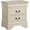 Beige, variant on Maklaine Contemporary 2 Drawer Nightstand in Silver Champagne