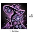 thumbnail image 5 of Elegant Lady Rhinestone Art Kit, Diy Diamond Painting With Numbered Canvas, for Home Wall Decor, C, 5 of 5