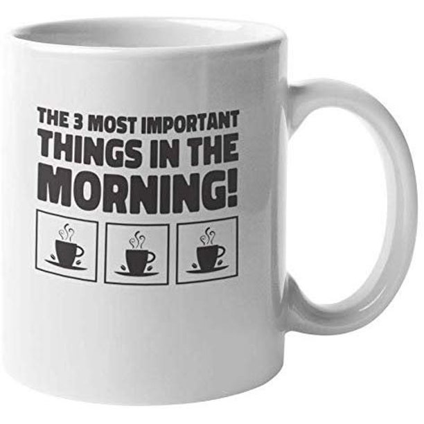 Coffee Is Important Thing. Funny Coffee & Tea Gift Mug for Caffeine