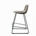 thumbnail image 2 of Gingko Thompson 25 in. Counter Stool - Set of 2 - Gray, 2 of 3