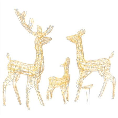 UPC: 8720286414842 | vidaXL Christmas Decoration Reindeer Family Acrylic Lighting with 300 LEDs