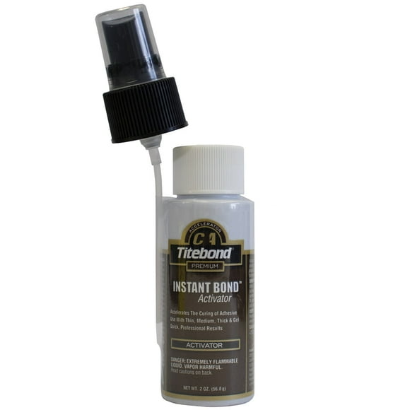 Activador de unión instantáneo Titebond, transparente, de alta resistencia, 60 ml