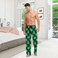 thumbnail image 6 of Top-kevin Multi- Alien Pajama Pants for Men PJs Bottoms Sleepwear Lounge Pants with Pockets, 6 of 13
