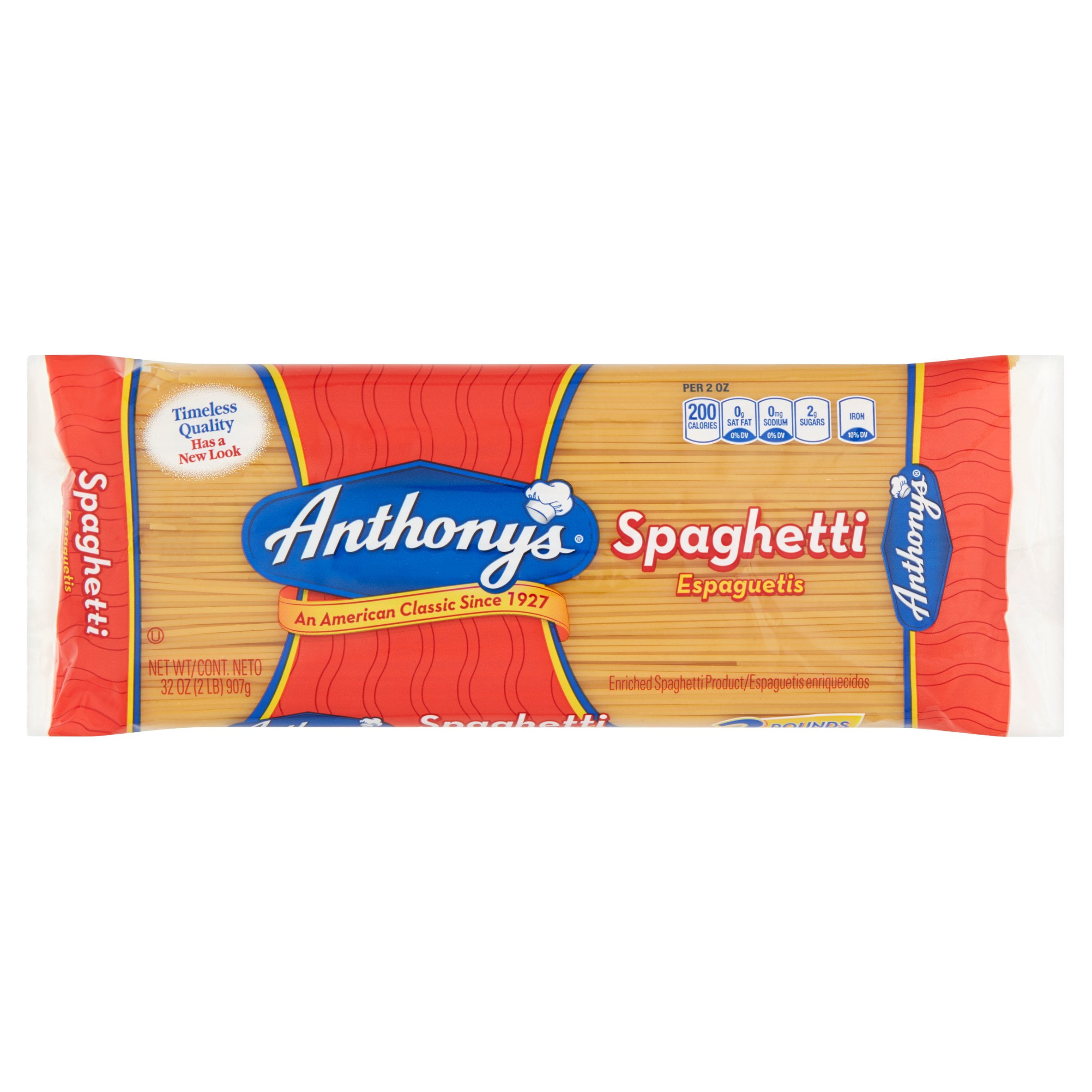 Anthony's Enriched Spaghetti Product, 32 oz