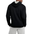 thumbnail image 2 of Champion Chandail à Capuchon pour Homme Powerblend, m, Noir à Inscription, 2 of 6