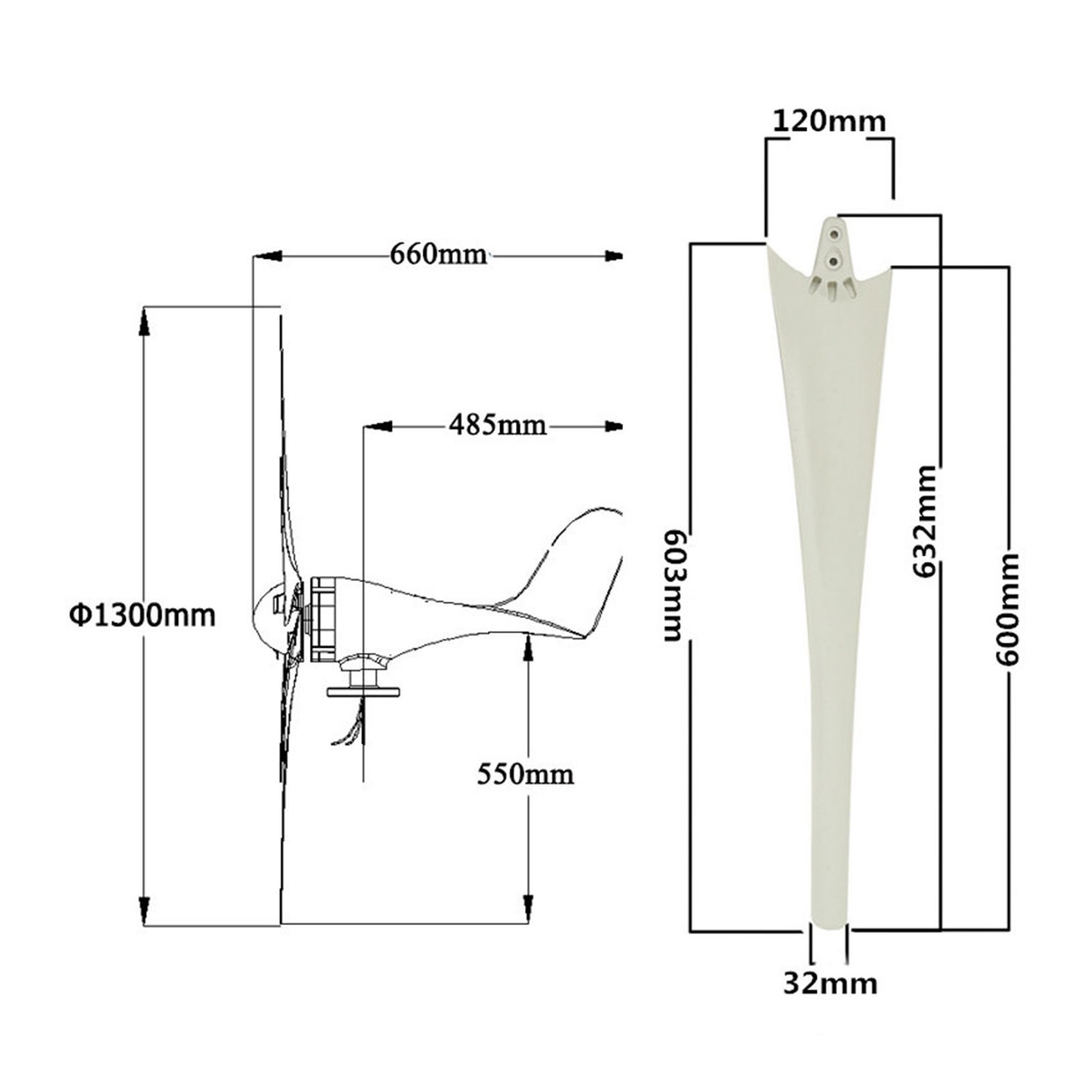9000W Horizontal Wind Generator 12/24/48V 6 Blades Wind Turbines Generator Windmill Energy Turbines Charge For Home Or Camping