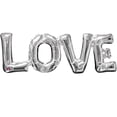 thumbnail image 1 of Air-Filled Love Balloon - Size Silver, 1 of 3