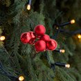 thumbnail image 4 of Puntoco Adornos Navideños Bolas Navideñas Recortes Ramos De Flores Simuladas Decoraciones Bolas Navideñas Flores Secas De Frutos Rojos Decoraciones, 4 of 6