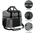 thumbnail image 4 of ametoys Bowling Bag for 2 Balls Portable Bowling Tote Bag with Padded Ball Holder for Double Ball and Pair of Bowling Shoes up to Mens 16, 4 of 7