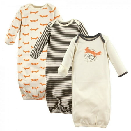 UPC: 0660168686807 | Touched by Nature Baby Boy Organic Cotton Gowns  Fox  0-6 Months