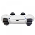 thumbnail image 3 of Silicone Skin Cover Protector Case For PlayStation 5 DualSense Wireless Controller With 6 Black Thumb Grip Caps, Anti-Slip Silicone Soft Rubber Case Protector For PS5 White, 3 of 6
