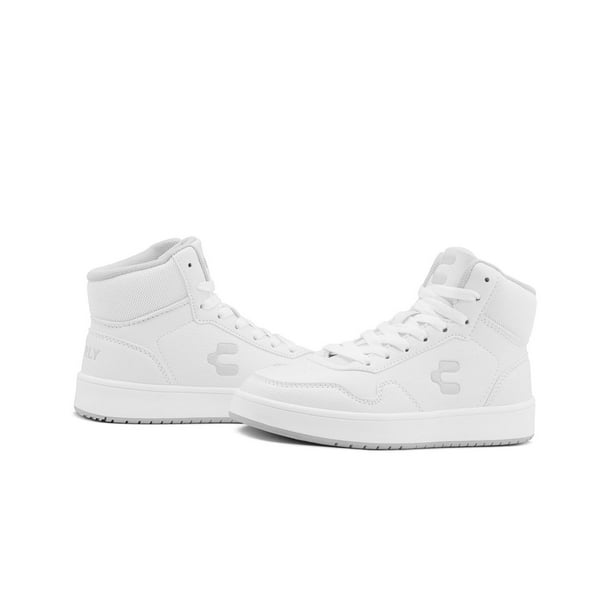 Exclusivos Tenis Bota Charly Para Dama Estilo Urbano 22-27 blanco
