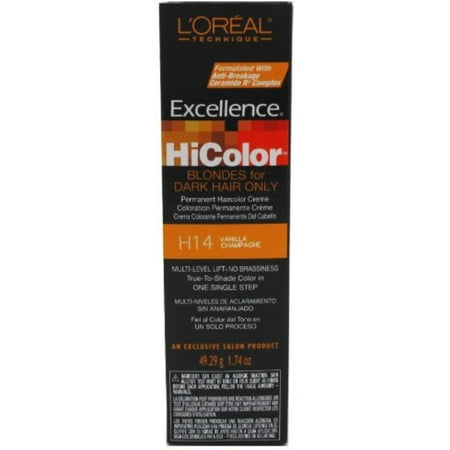 Excellency Champagne Glass - L'Oreal Excellence HiColor Vanilla Champagne, 1.74 oz