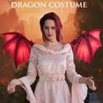 thumbnail image 6 of Wovilon Halloween Decorations Outdoor, Halloween Dinosaur Costume Role Play Wing Accessories Decoration, 6 of 9