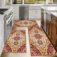 thumbnail image 6 of Farmhouse Kitchen Rugs Set 3 Piece, Boho Kitchen Mats for Floor, Non-Slip Kitchen Rug Waterproof Mats for Kitchen, Runner Rugs for Hallway Laundry Holiday Sink Decor, 6 of 12