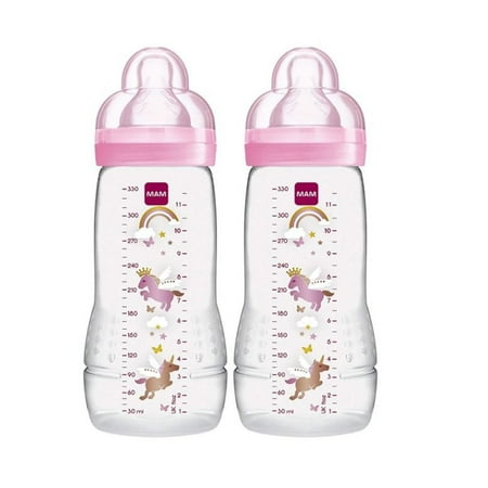 UPC: 0845296051424 | Mam 2-Pack Baby Bottles 11Oz – Pink