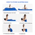 thumbnail image 3 of Sleeping Bags for Adults Teens Kids with Compression Sack Portable and Lightweight for 3-4 Season Camping, Hiking,Waterproof, Backpacking and Outdoors, 3 of 10