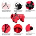 thumbnail image 6 of Pet Artist Winter Waterproof Dog Jacket with Harness, Thickened Warm Puppy Coat Jumpsuit for Small Dogs, 6 of 14
