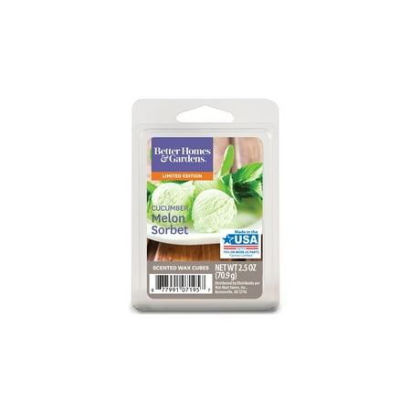 Better Homes & Gardens 2.5 oz Cucumber Melon Sorbet Scented Wax Melts