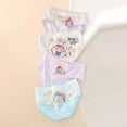 thumbnail image 2 of Girls' Panties 2t Cute Prints Seamless Edges Active Wear Breathable Girls' Underwear Set Pack of 4 Navy M, 2 of 3