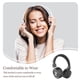 thumbnail image 5 of Cateissary Auriculares Bluetooth compatibles con Bluedio Stereo Bass Audio portátil Orejeras Deportes Música para llamadas telefónicas Cables de audio/vídeo Gris oscuro, 5 of 6