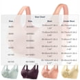 thumbnail image 3 of Aofany Women's Front Button Closure Bra Comfort Full-coverage Bra Senior Front-Closing Wirefree Bra, 36B/C-50B/C, 3 of 5