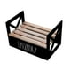 thumbnail image 5 of Organizador de estación de jabón para ropa, soporte para líquido, almacenamiento profesional de madera moderno negro, 5 of 9