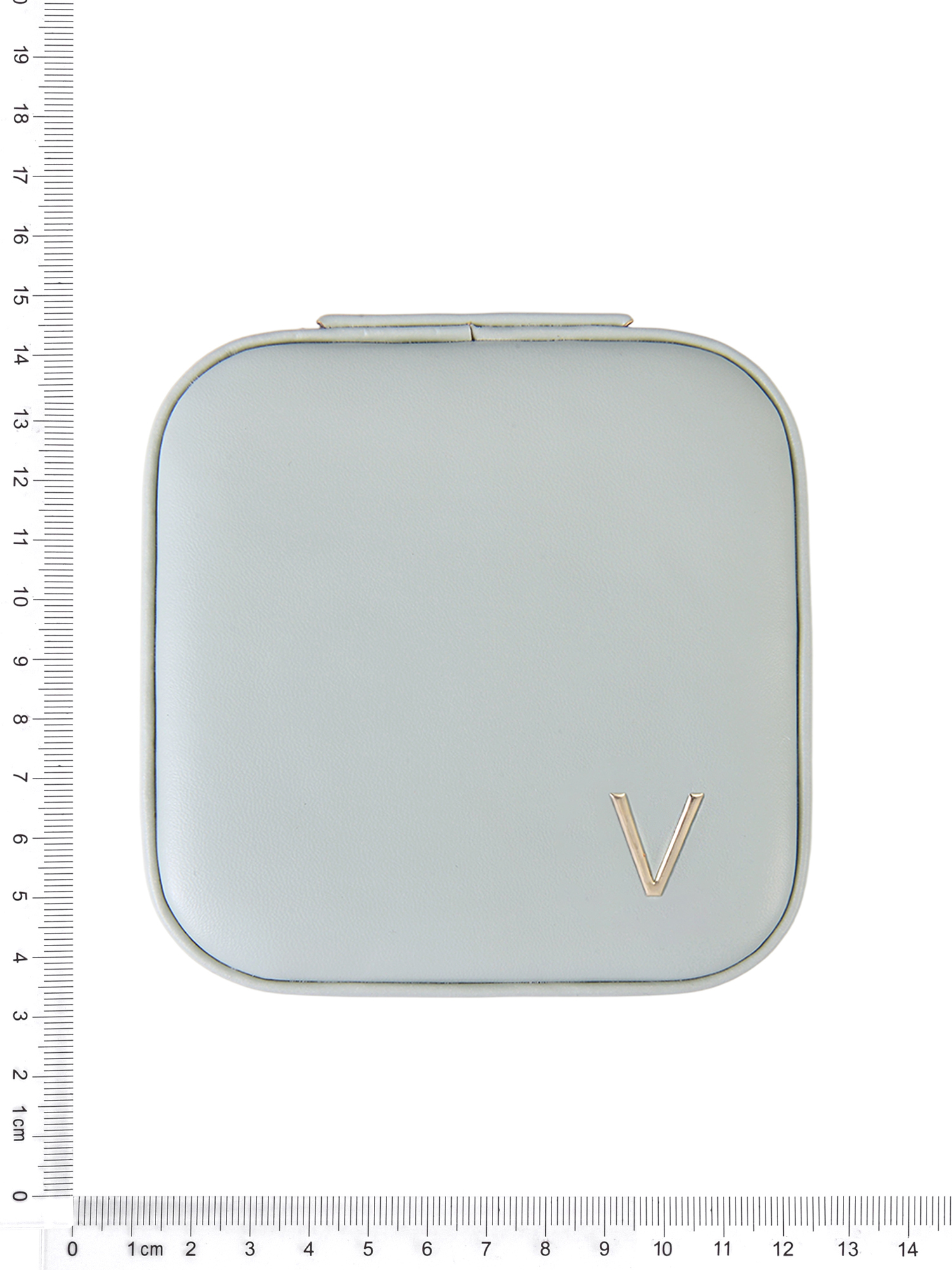 Time and Tru Square Sage Initial "V" Jewelry Organizer
