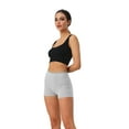 thumbnail image 6 of 3 Pack Women's Boyshorts Panties Cotton Boxer Briefs for Ladies Underwear Shorts with Cotton Crotch, 6 of 6