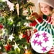 thumbnail image 2 of Paquete de 6 accesorios de adorno colgante de estrellas Inteprter para árbol de Navidad rosa rojo, 2 of 6