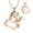 Rose, variant on Personalize Hummingbird Love Cremation Jewelry for Ashes Holder Urn Necklace for Ashes of Loved One