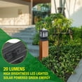 thumbnail image 4 of KMC Lighting Solar Post Caps, Outdoor, 3.7" Fitter Base, LED, 2 Pack, 4 of 4